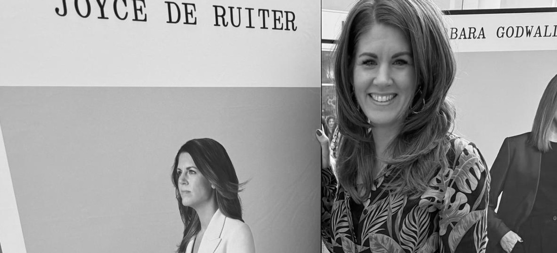 Media banner Haagse Vrouwen Joyce de Ruiter inspirerende spreker D&I b w